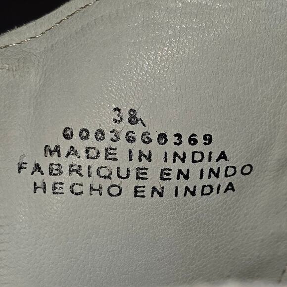 New Free People Lawless Bone Suede Leather Fringe Western Boots Size 7.5 - Picture 9 of 11